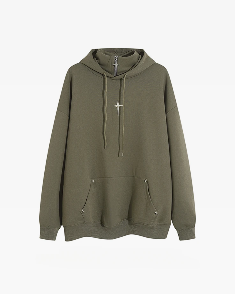 Hoodie High Collar