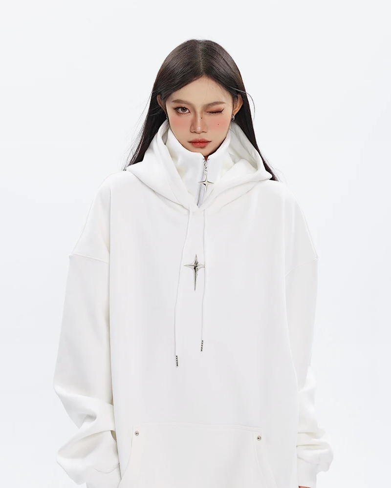 Hoodie High Collar