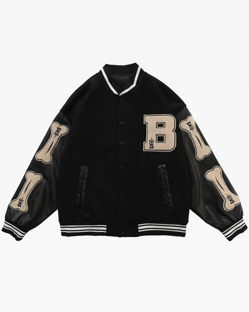 Bone varsity jacket sale