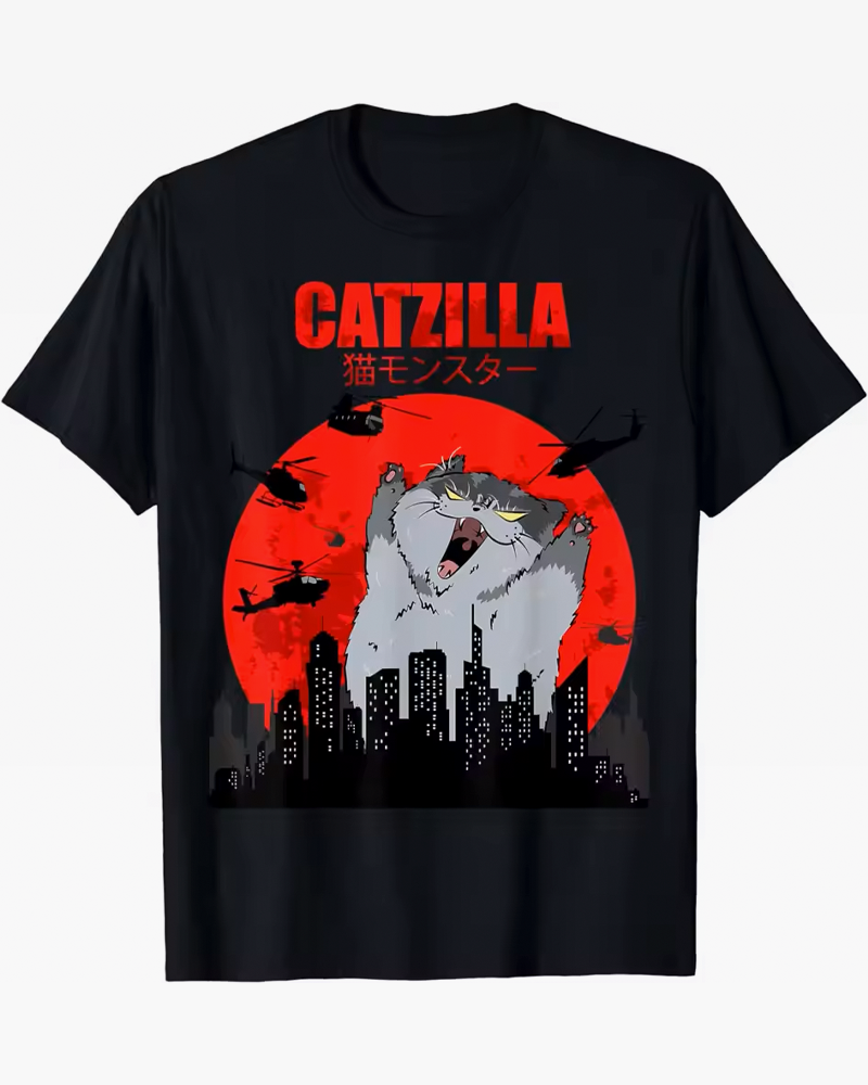 Catzilla T Shirt | Yokai Clothing