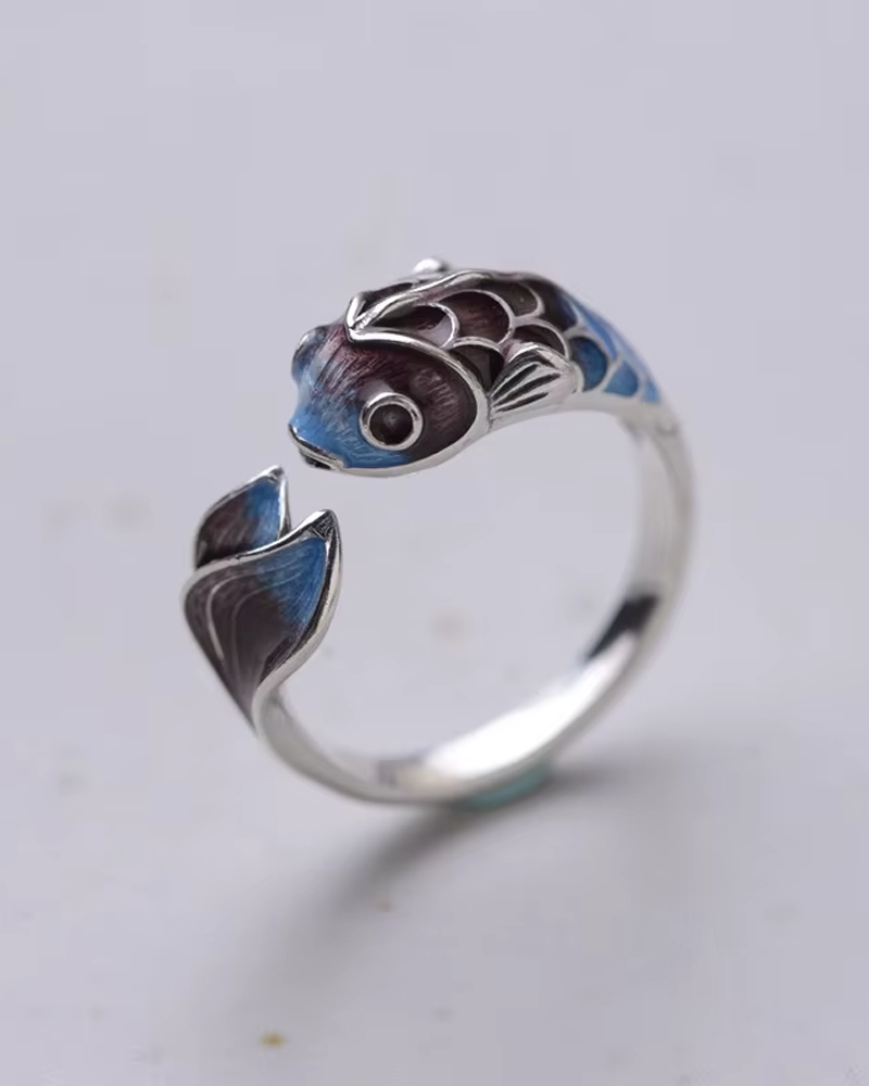 Koi Fish Finger Ring