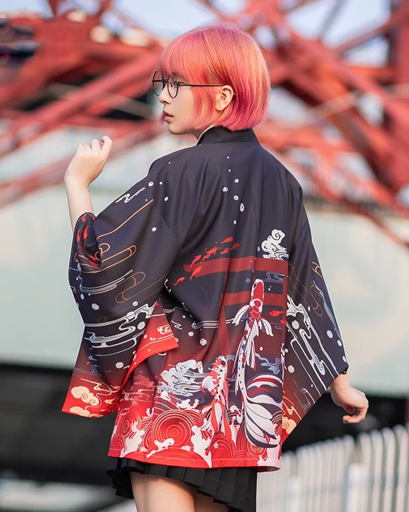 Womens Kimono Jacket Yokai Clothing