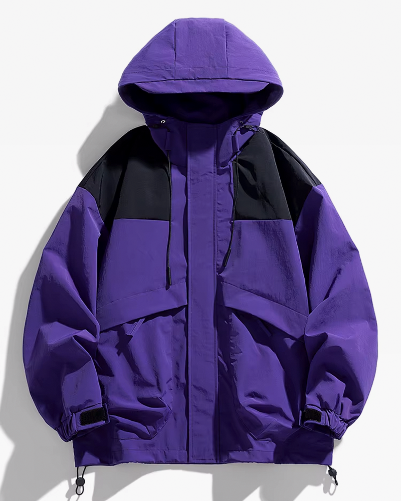 Purple Windbreaker