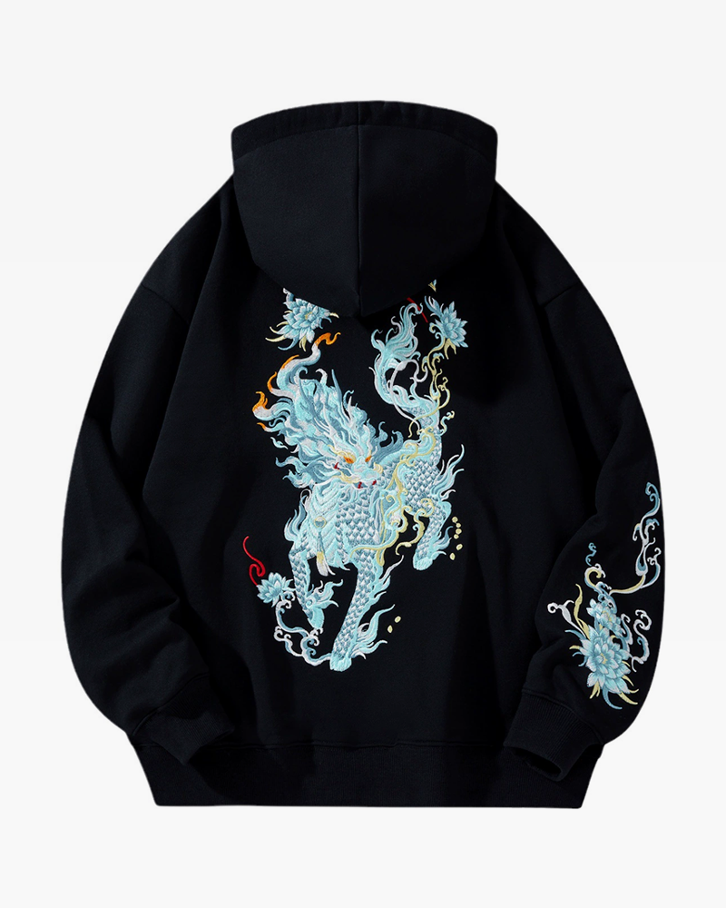 Dragon Embroidery Hoodie