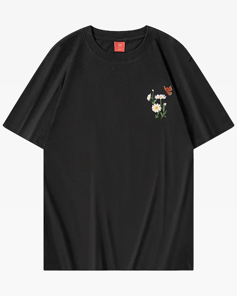Daisy Embroidered T Shirt
