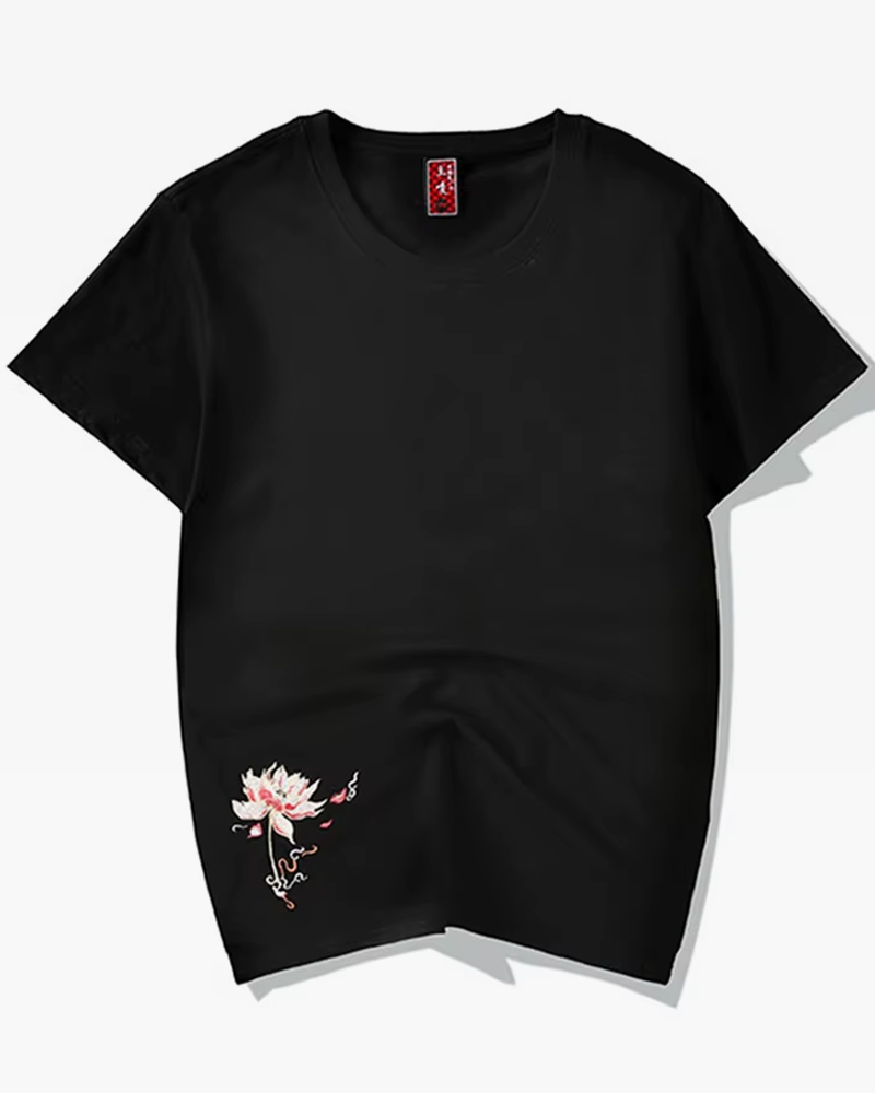Phoenix Embroidered T Shirt