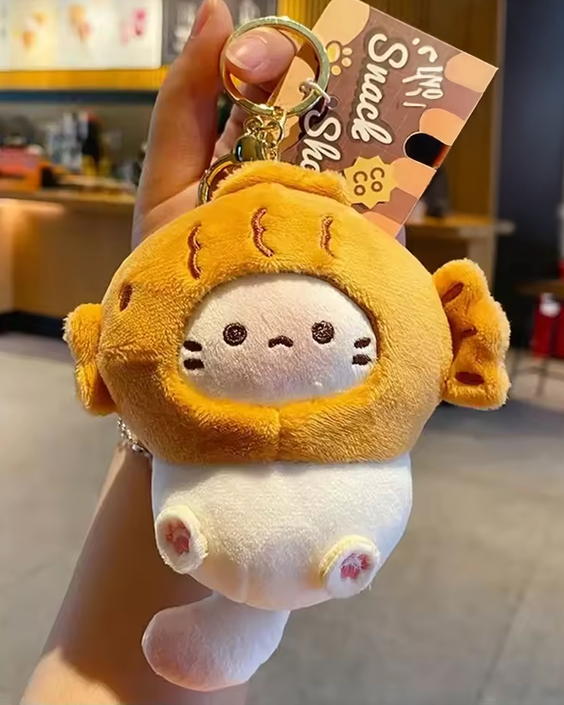 Plush Cat Keychain