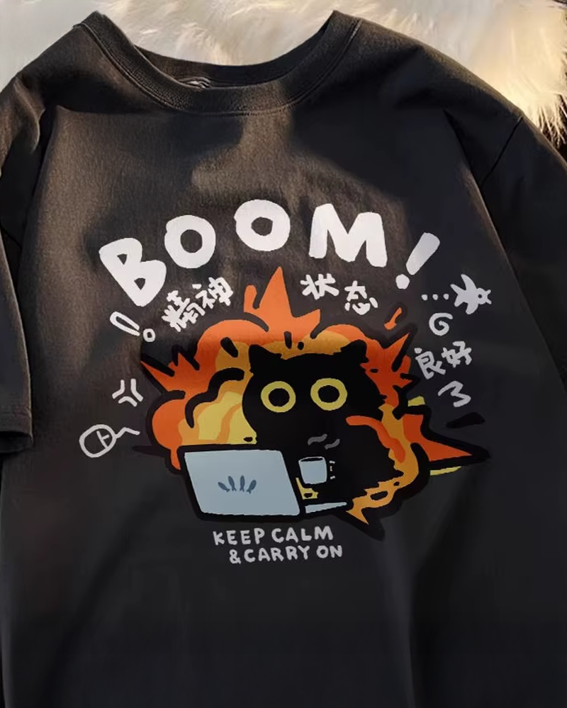 "BOOM" Cat Shirt