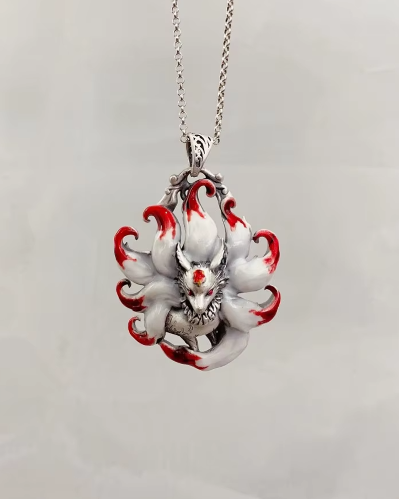 Nine Tailed Fox Necklace