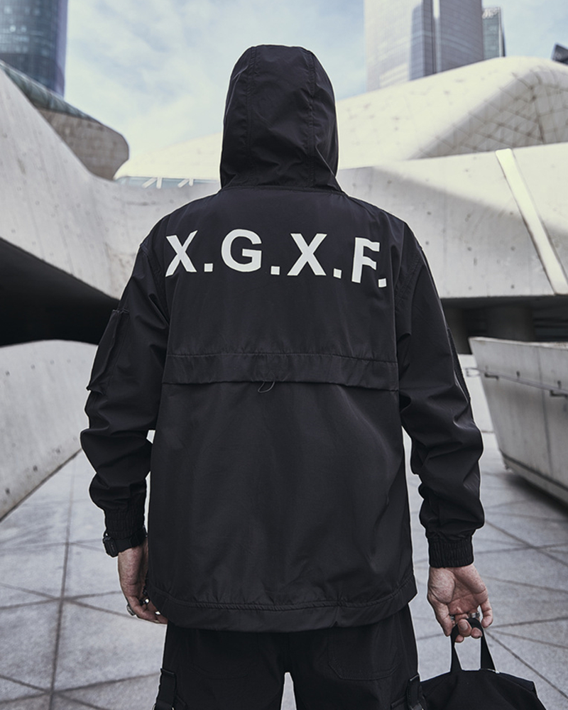 Black Techwear Jacket