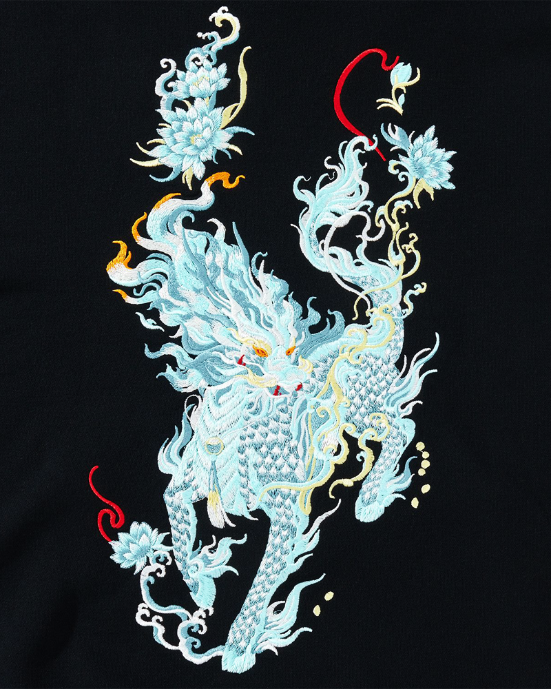 Dragon Embroidery Hoodie