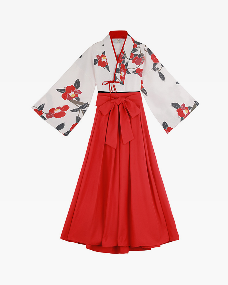 Womens Floral Kimono
