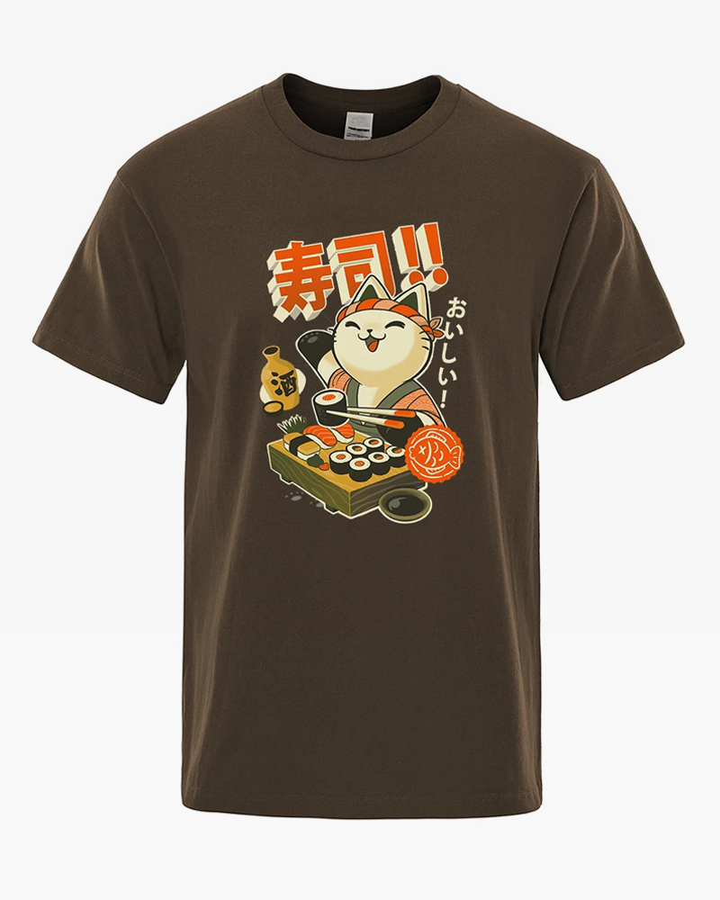 Cat Sushi Chef Shirt