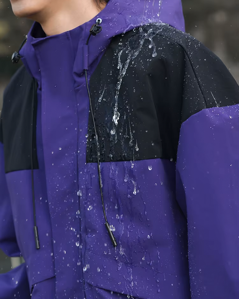 Purple Windbreaker