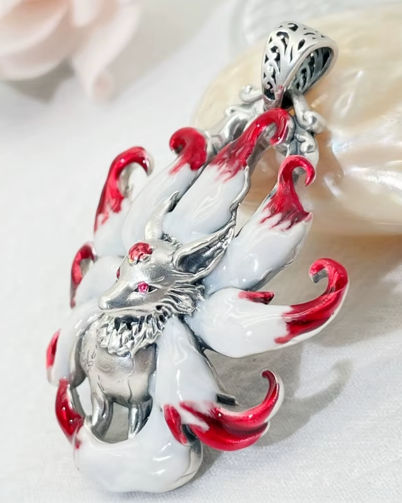 Nine Tailed Fox Necklace