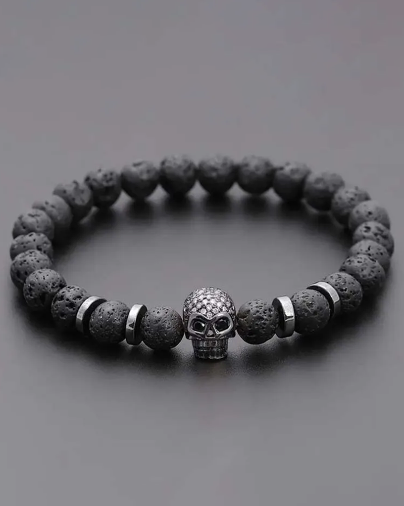 Skull Bead Bracelet