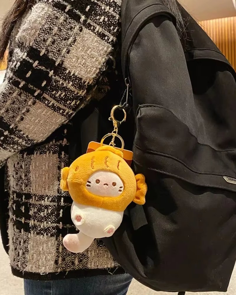 Plush Cat Keychain