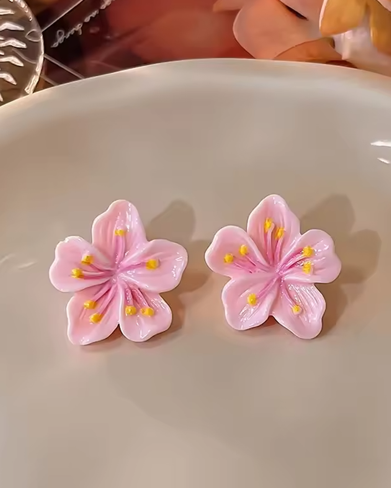 Sakura Flower Earrings