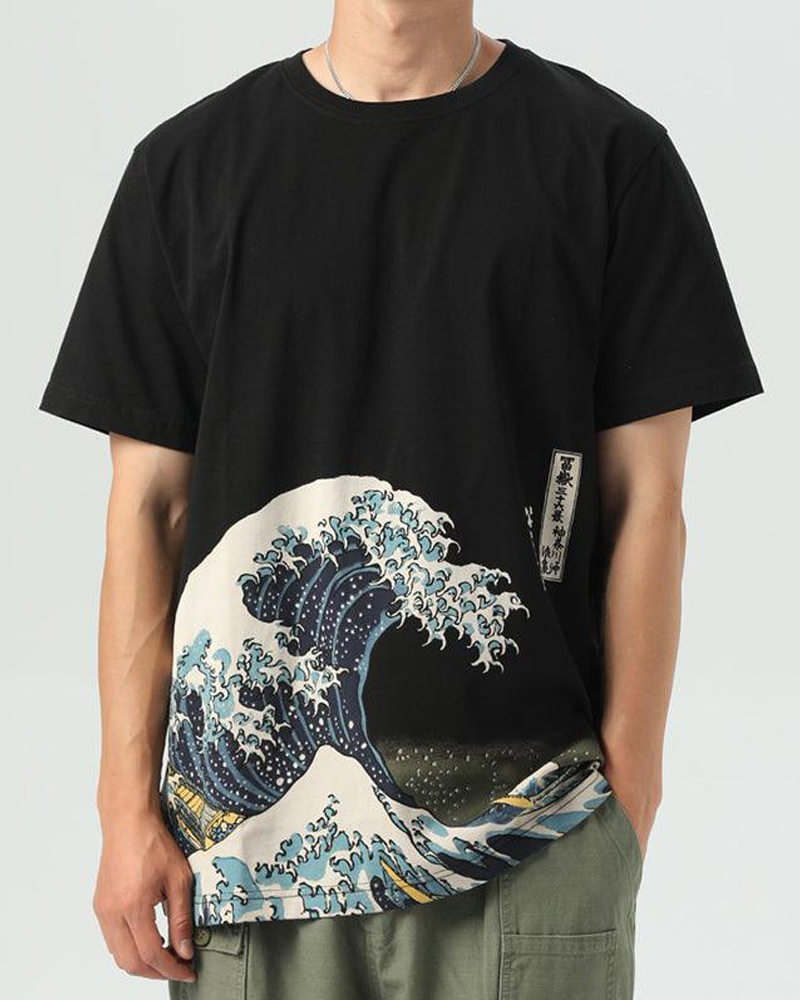 The Great Wave Off Kanagawa Shirt