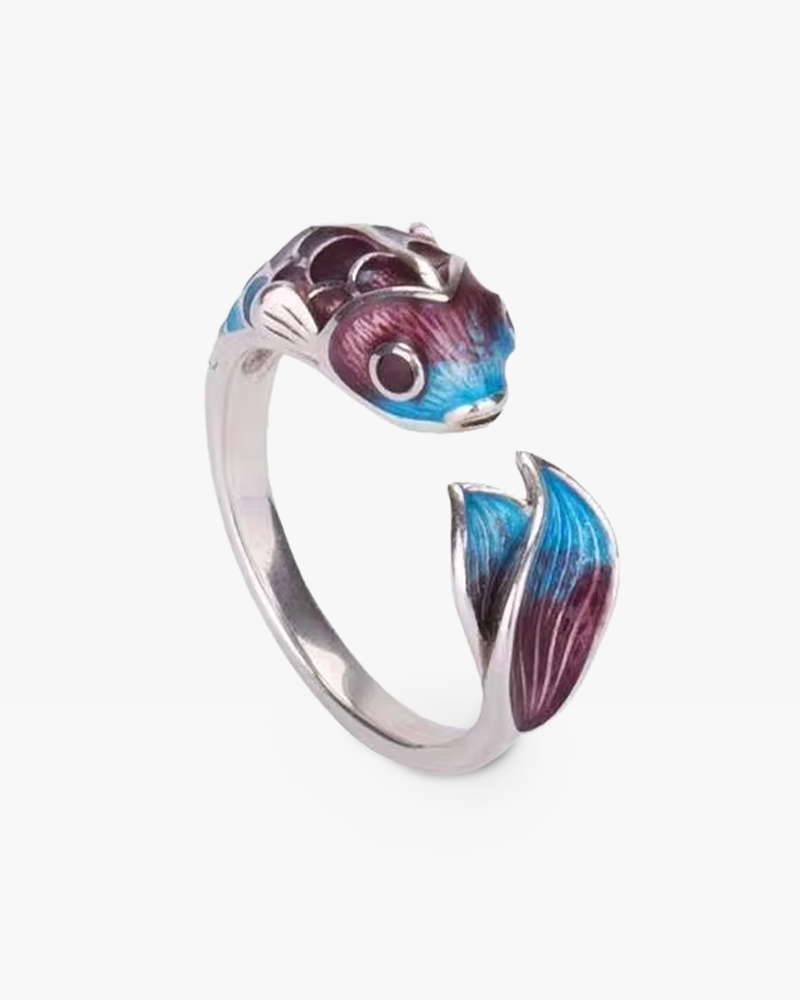Koi Fish Finger Ring