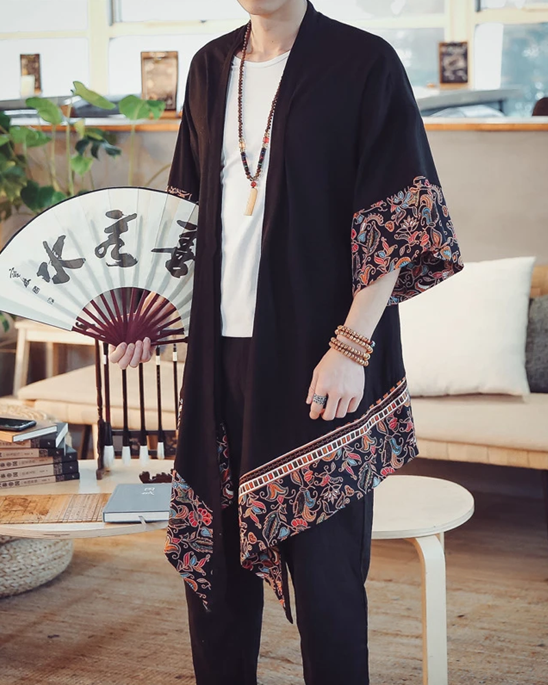 Mens Kimono Top