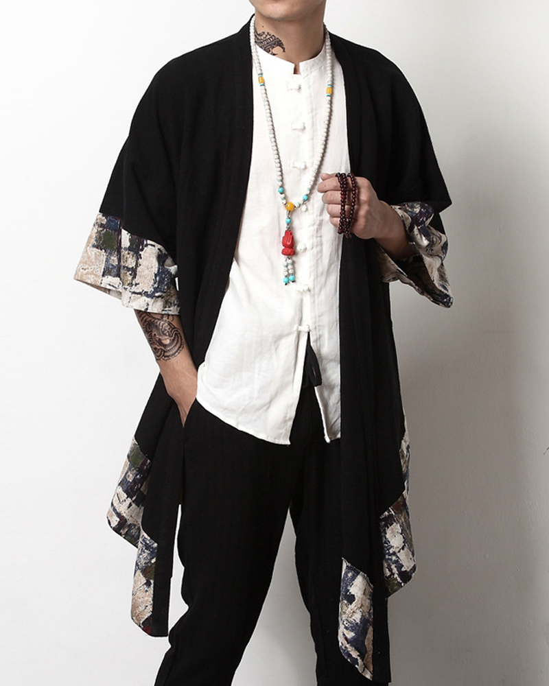 Mens Long Kimono
