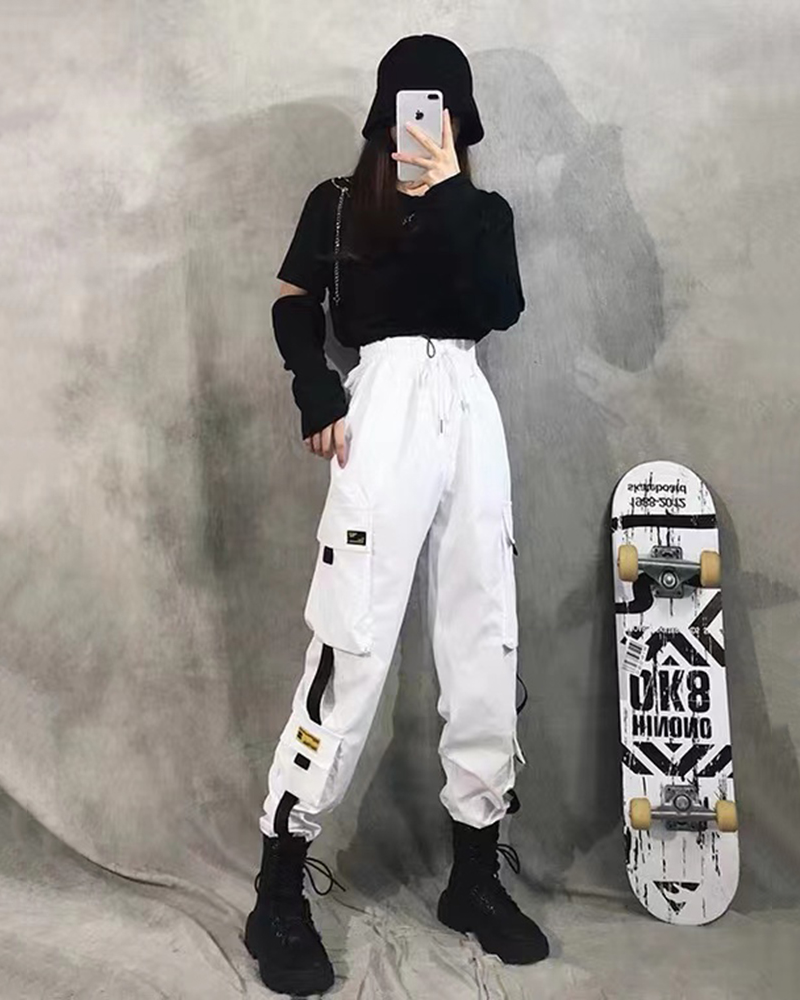 Cargo Pants With Chain