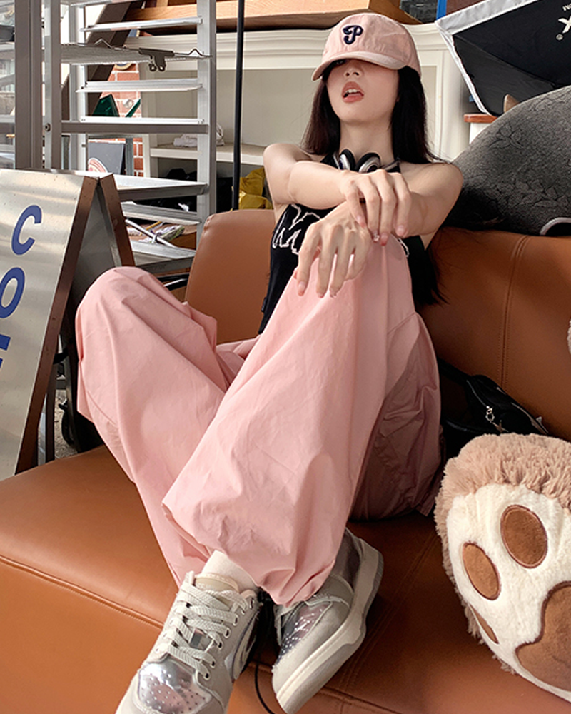 Pink Parachute Pants