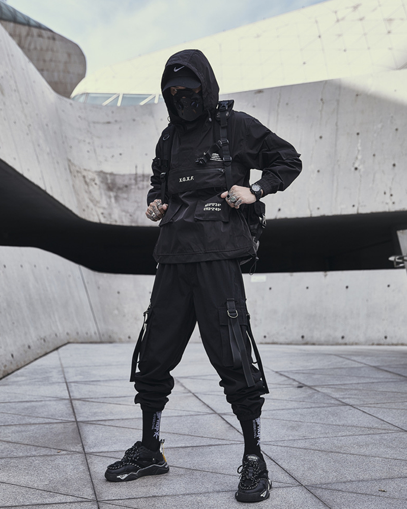 Black Techwear Jacket