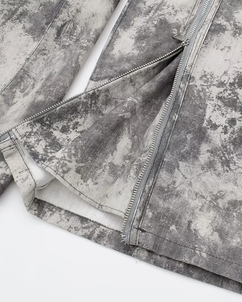 White Camo Cargo Pants