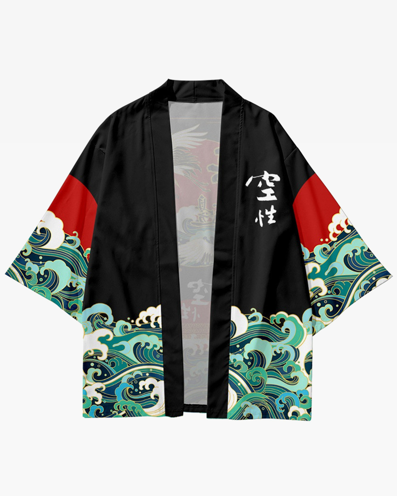 Printed Kimono Jacket