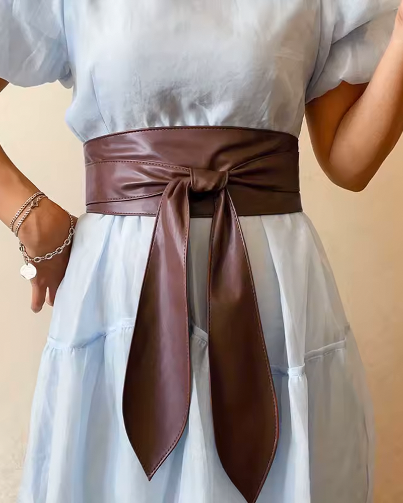 Leather Obi Belt