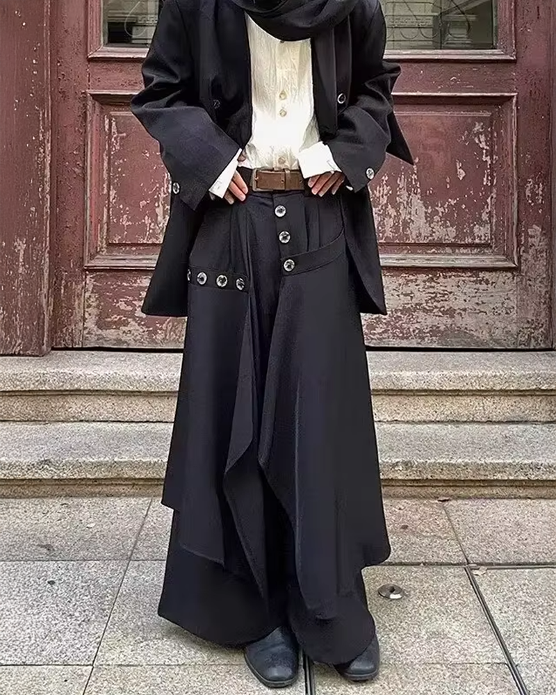 Black Hakama Pants