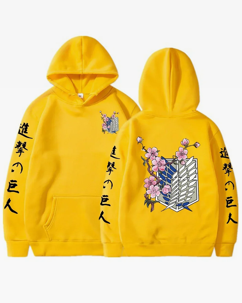 Attack On Titan Cherry Blossom Hoodie