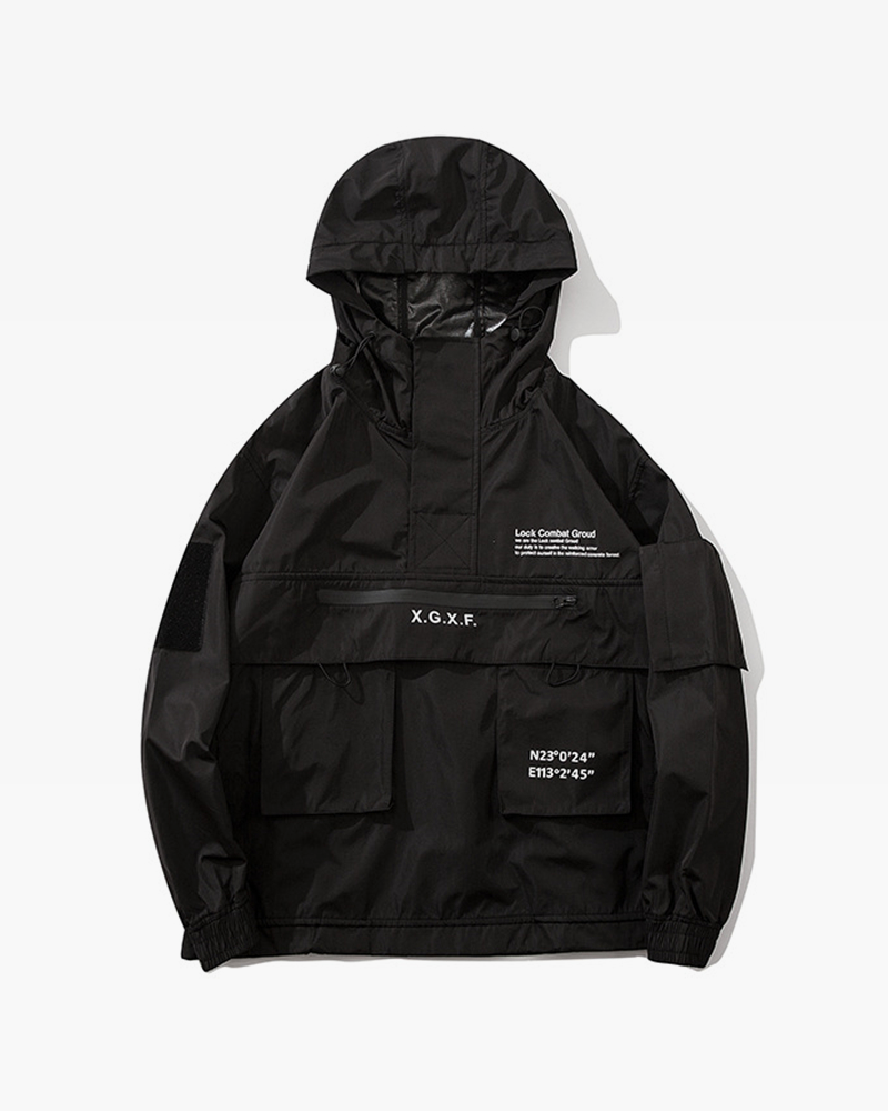 Black Techwear Jacket