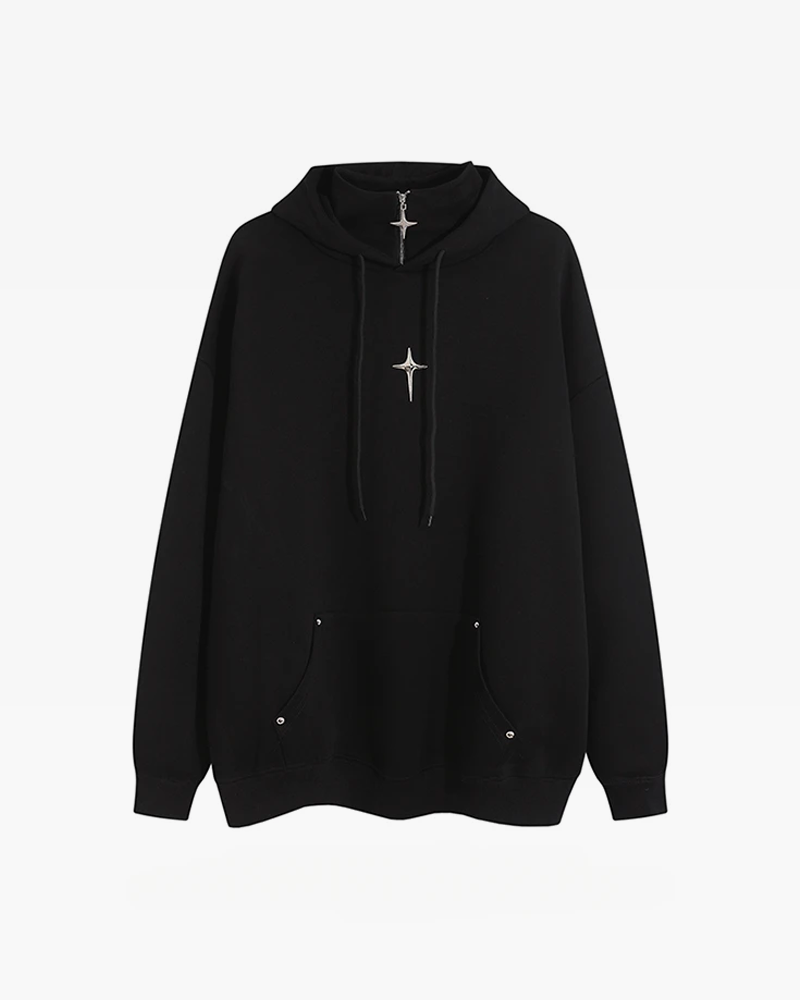 Hoodie High Collar