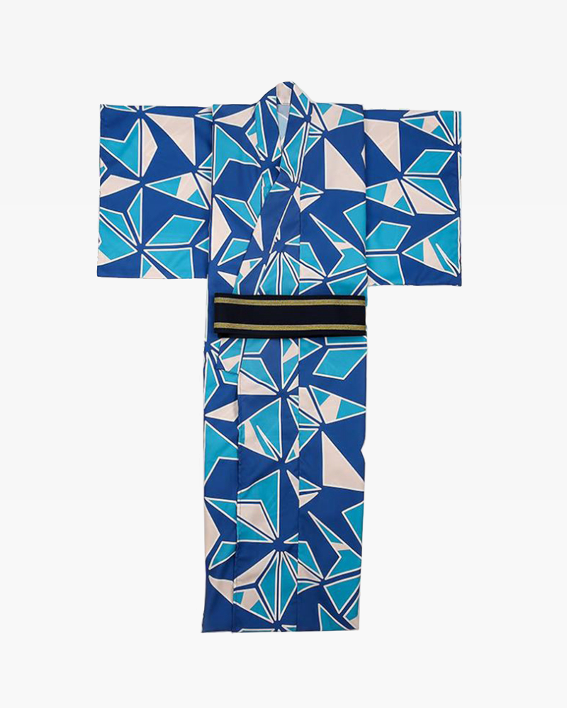 Blue And White Kimono