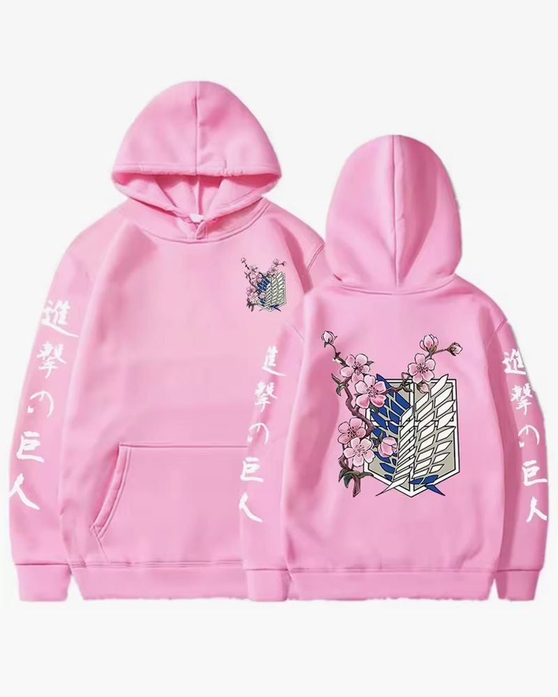 Attack On Titan Cherry Blossom Hoodie