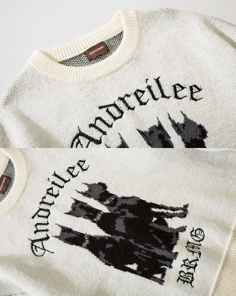 Doberman Print Sweater