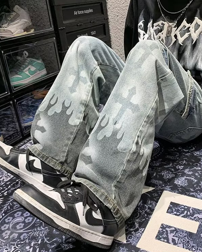 Jeans With Crosses
