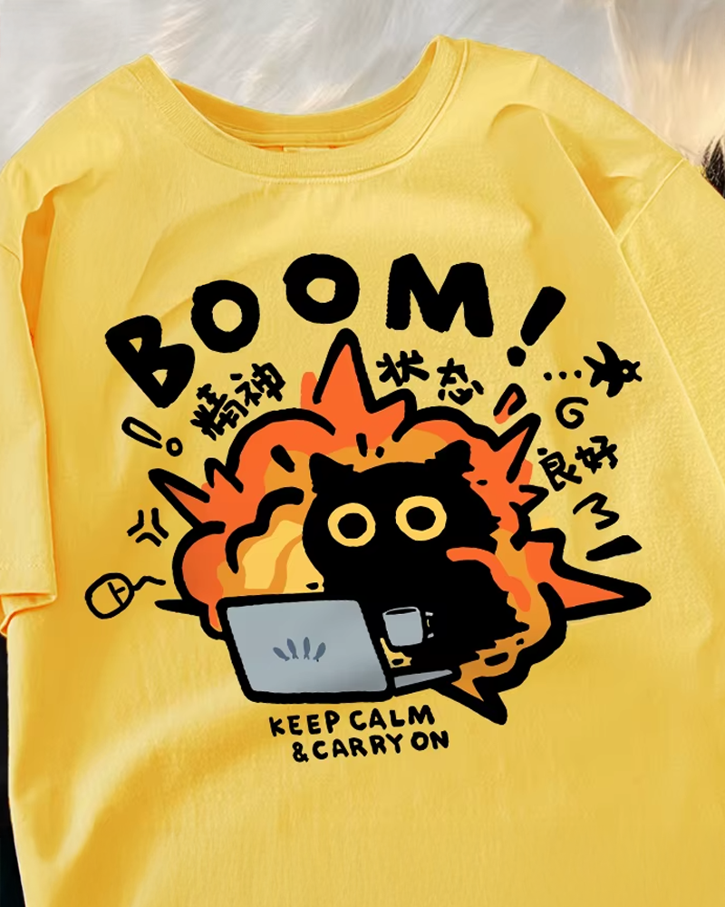"BOOM" Cat Shirt