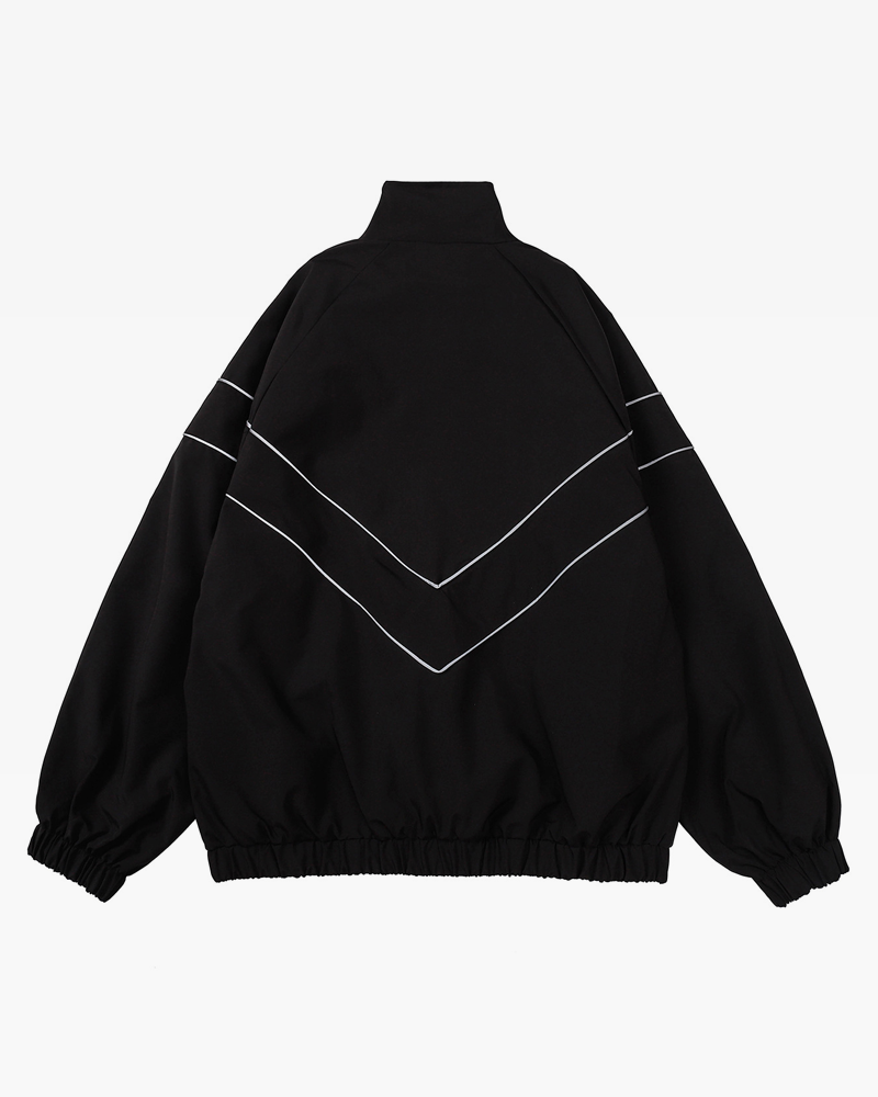 Jacket With Reflective Stripes