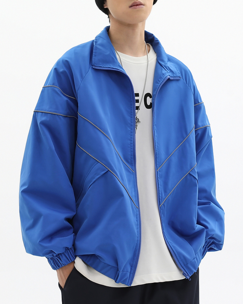 Jacket With Reflective Stripes