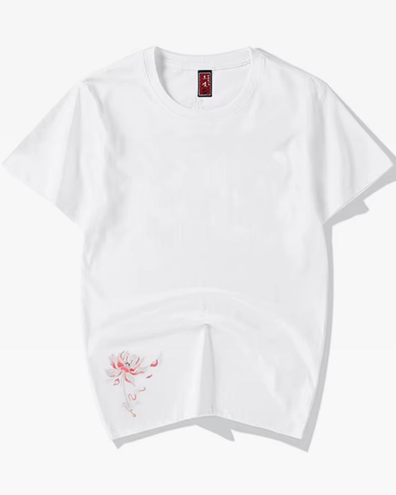Phoenix Embroidered T Shirt