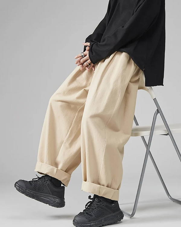 Wide Leg Pants Men