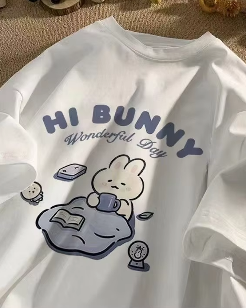 Cute Bunny T Shirt | Yokai Clothing