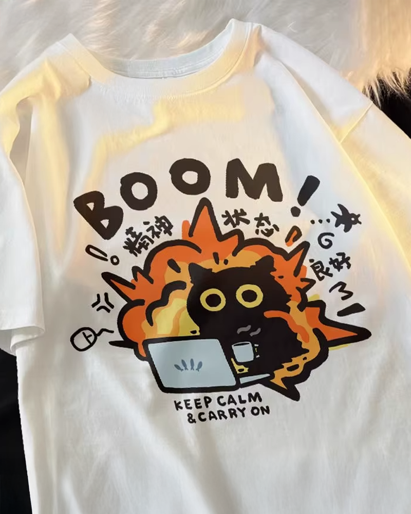 "BOOM" Cat Shirt