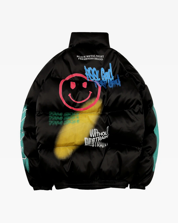 Graffiti Puffer Jacket