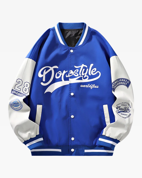 Blue And White Varsity Jacket