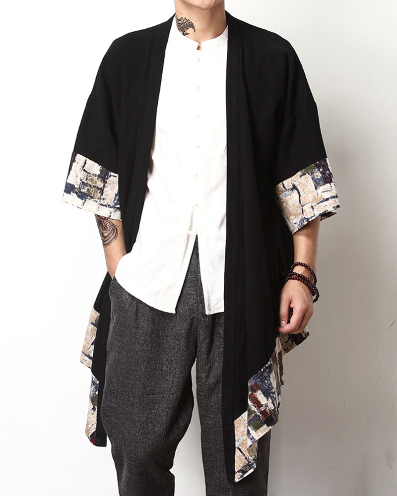 Mens Long Kimono